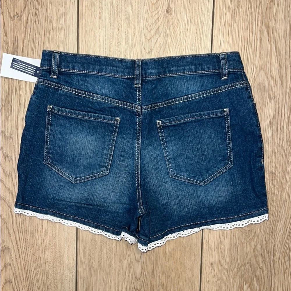 NWT - OshKosh B'gosh Blue Denim Shorts - Picture 6 of 8